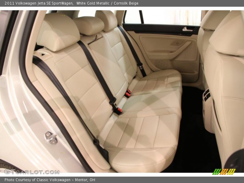 White Gold Metallic / Cornsilk Beige 2011 Volkswagen Jetta SE SportWagen