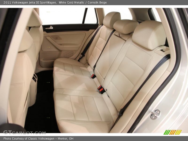 White Gold Metallic / Cornsilk Beige 2011 Volkswagen Jetta SE SportWagen
