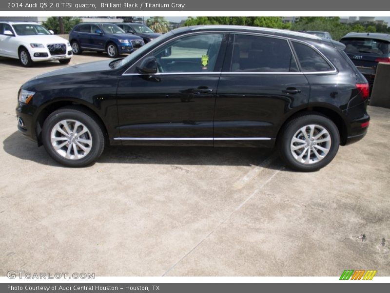 Brilliant Black / Titanium Gray 2014 Audi Q5 2.0 TFSI quattro