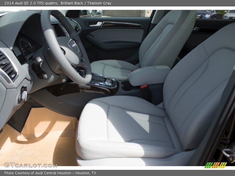 Brilliant Black / Titanium Gray 2014 Audi Q5 2.0 TFSI quattro