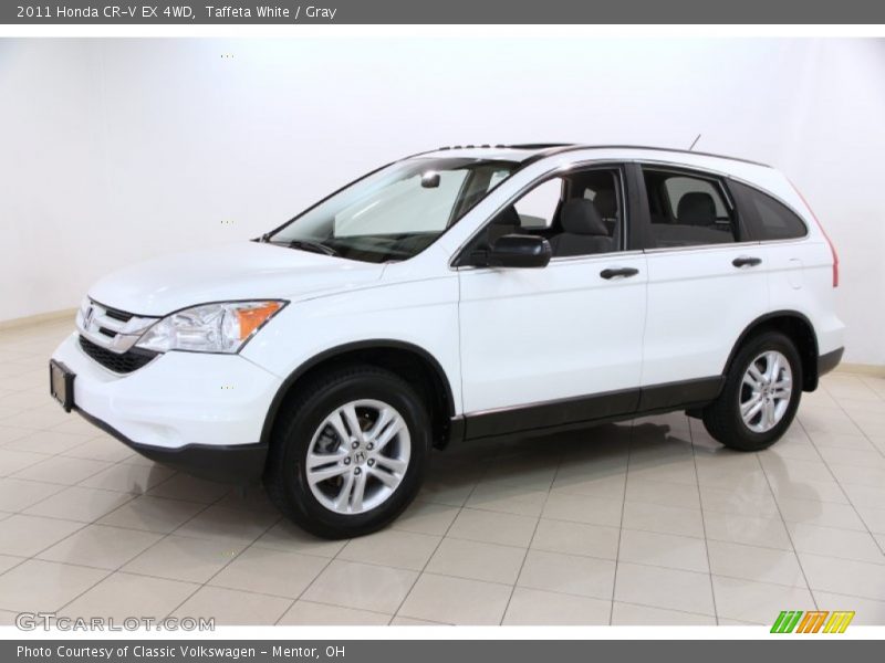 Taffeta White / Gray 2011 Honda CR-V EX 4WD