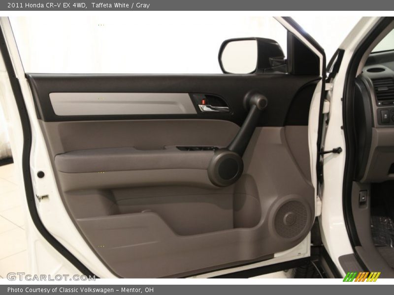 Taffeta White / Gray 2011 Honda CR-V EX 4WD