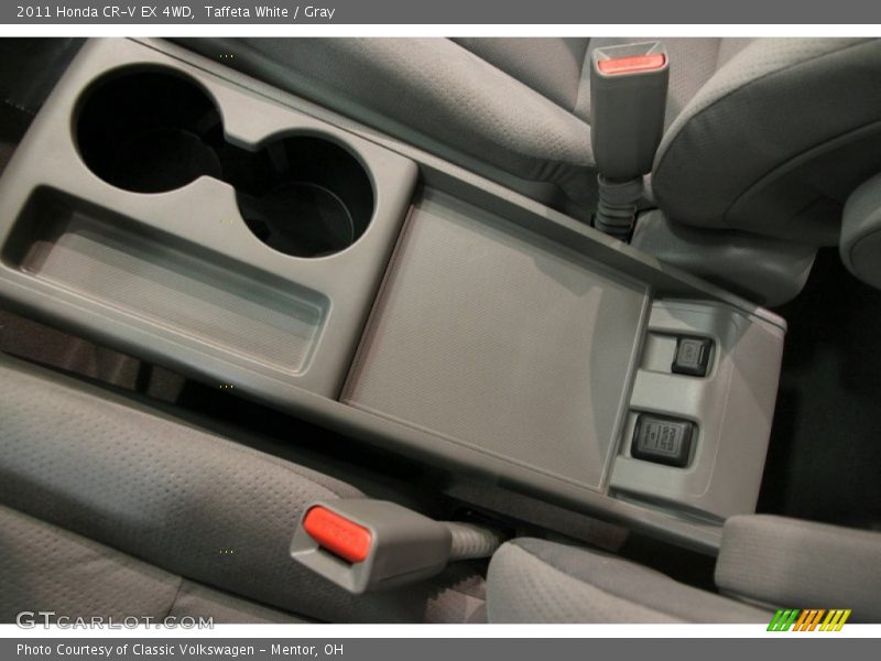 Taffeta White / Gray 2011 Honda CR-V EX 4WD