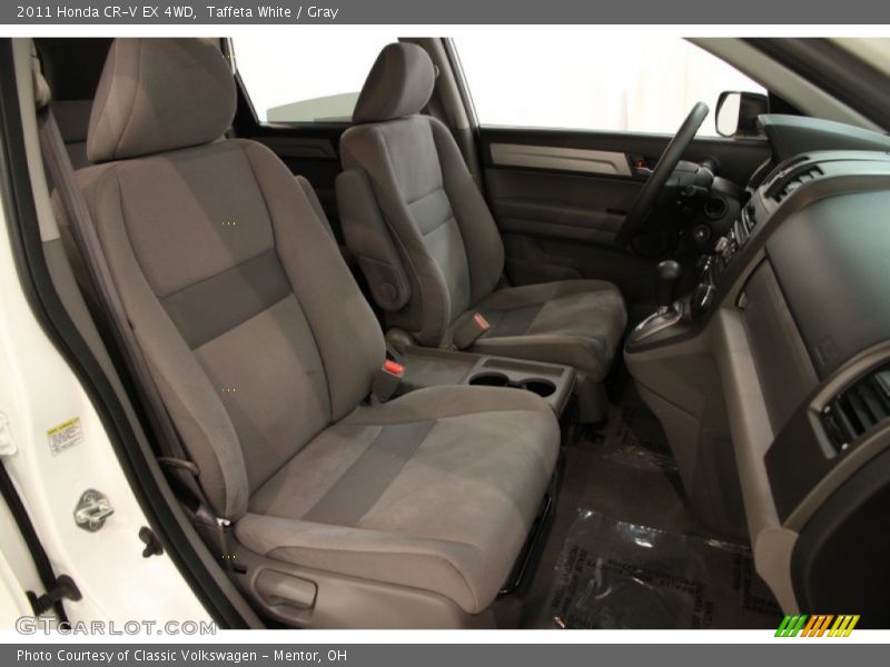 Taffeta White / Gray 2011 Honda CR-V EX 4WD