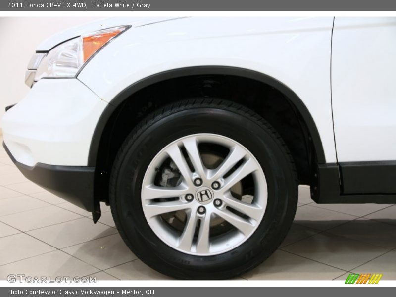 Taffeta White / Gray 2011 Honda CR-V EX 4WD