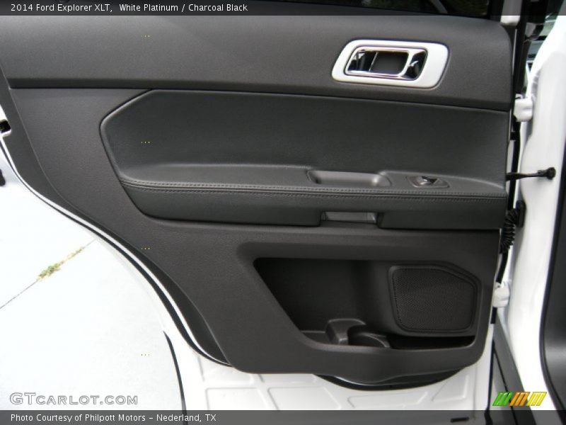 White Platinum / Charcoal Black 2014 Ford Explorer XLT