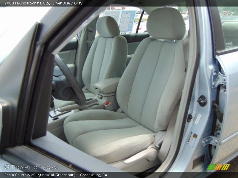 Silver Blue / Gray 2008 Hyundai Sonata GLS