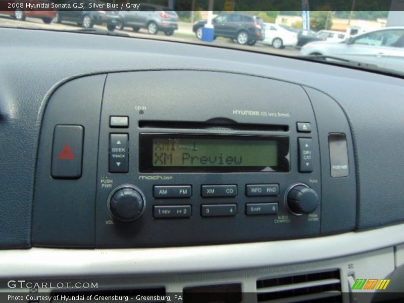 Silver Blue / Gray 2008 Hyundai Sonata GLS