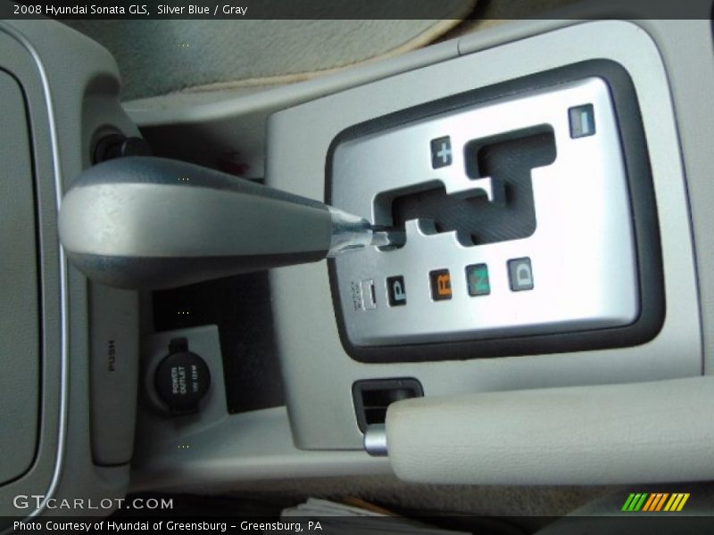 Silver Blue / Gray 2008 Hyundai Sonata GLS