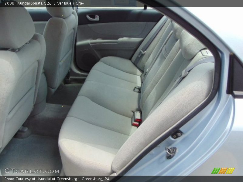 Silver Blue / Gray 2008 Hyundai Sonata GLS
