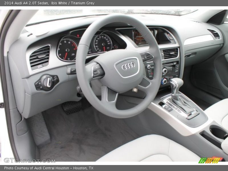 Ibis White / Titanium Grey 2014 Audi A4 2.0T Sedan