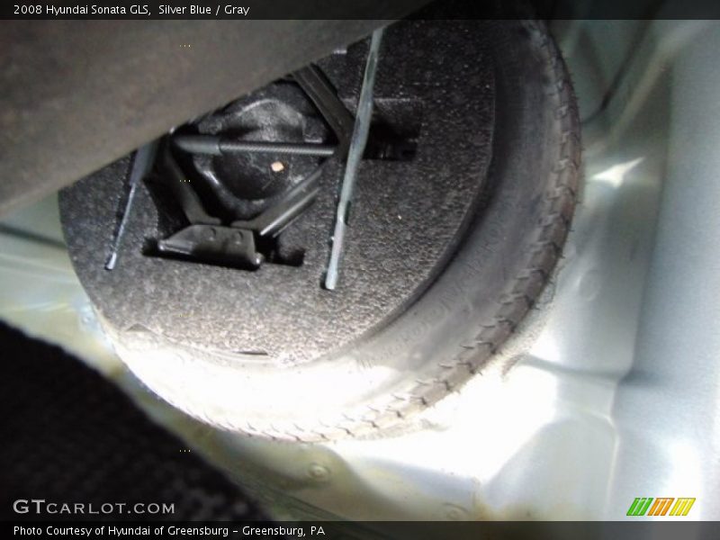 Silver Blue / Gray 2008 Hyundai Sonata GLS