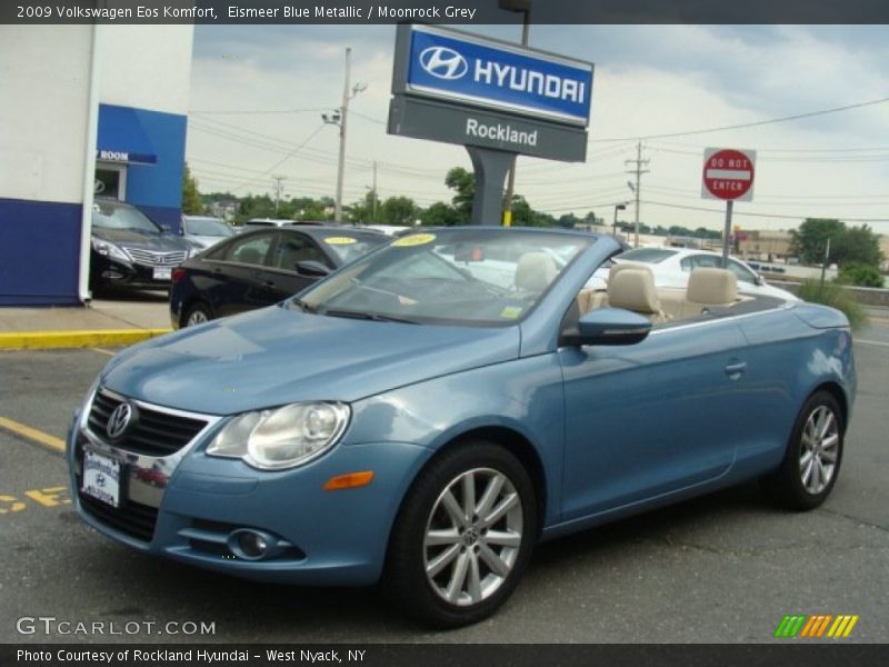 Eismeer Blue Metallic / Moonrock Grey 2009 Volkswagen Eos Komfort