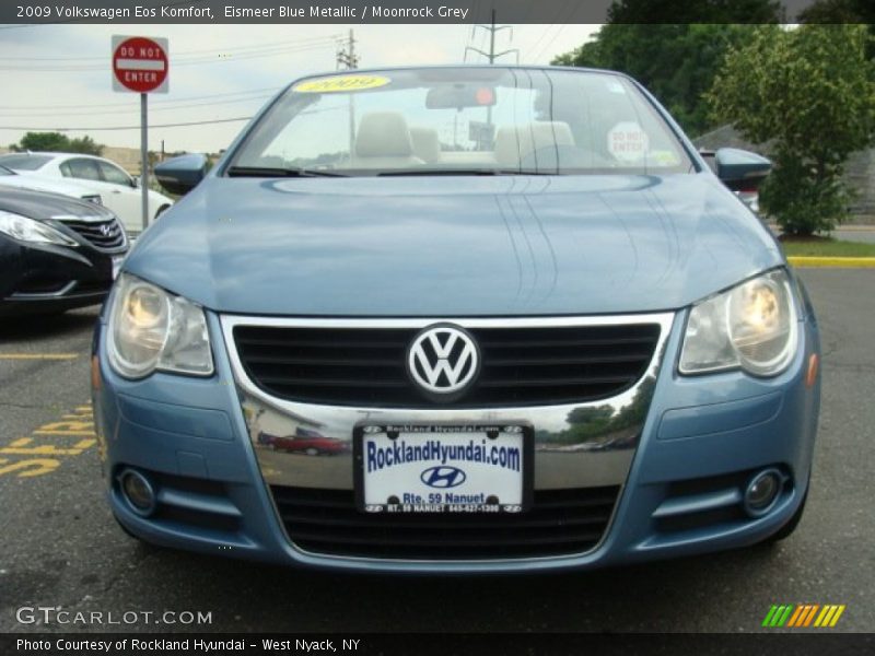 Eismeer Blue Metallic / Moonrock Grey 2009 Volkswagen Eos Komfort