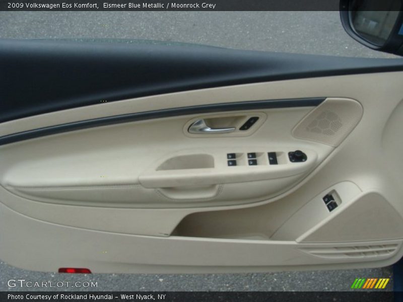Eismeer Blue Metallic / Moonrock Grey 2009 Volkswagen Eos Komfort