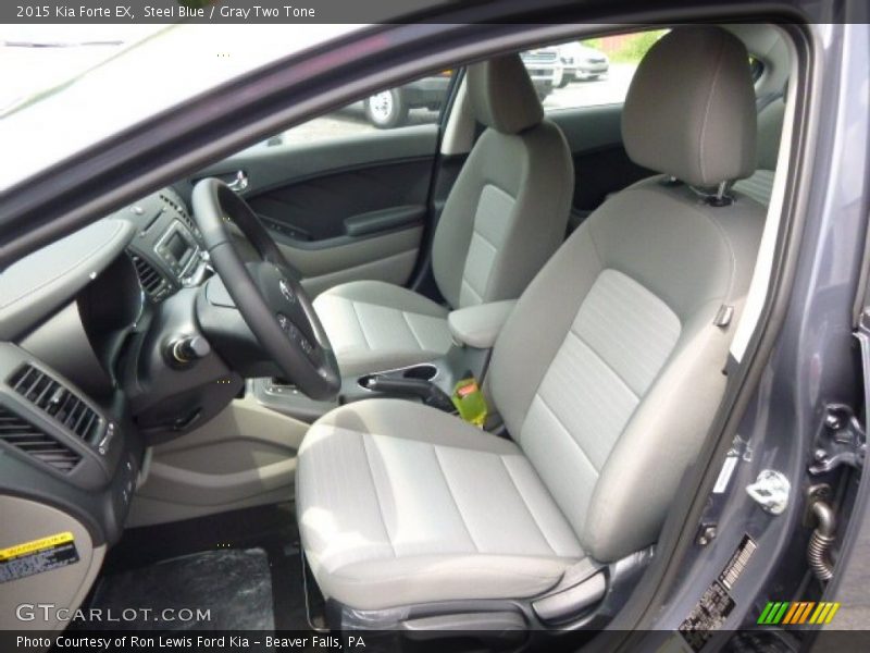  2015 Forte EX Gray Two Tone Interior