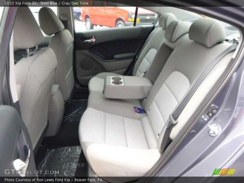 Rear Seat of 2015 Forte EX