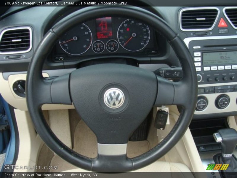Eismeer Blue Metallic / Moonrock Grey 2009 Volkswagen Eos Komfort