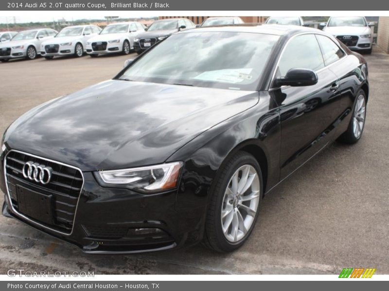 Brilliant Black / Black 2014 Audi A5 2.0T quattro Coupe