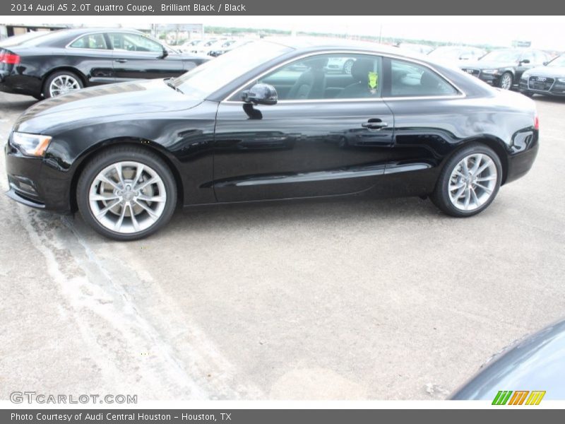 Brilliant Black / Black 2014 Audi A5 2.0T quattro Coupe