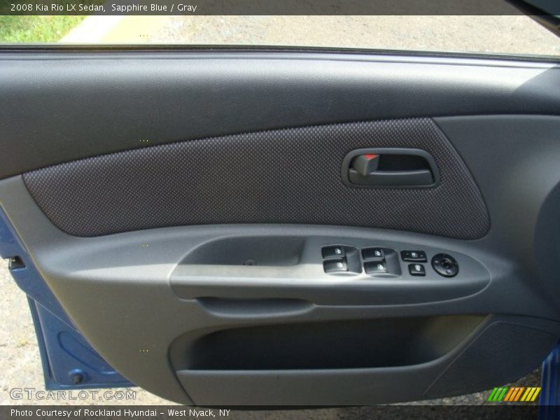 Sapphire Blue / Gray 2008 Kia Rio LX Sedan