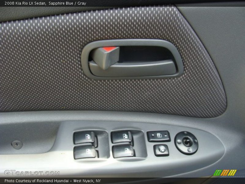 Sapphire Blue / Gray 2008 Kia Rio LX Sedan