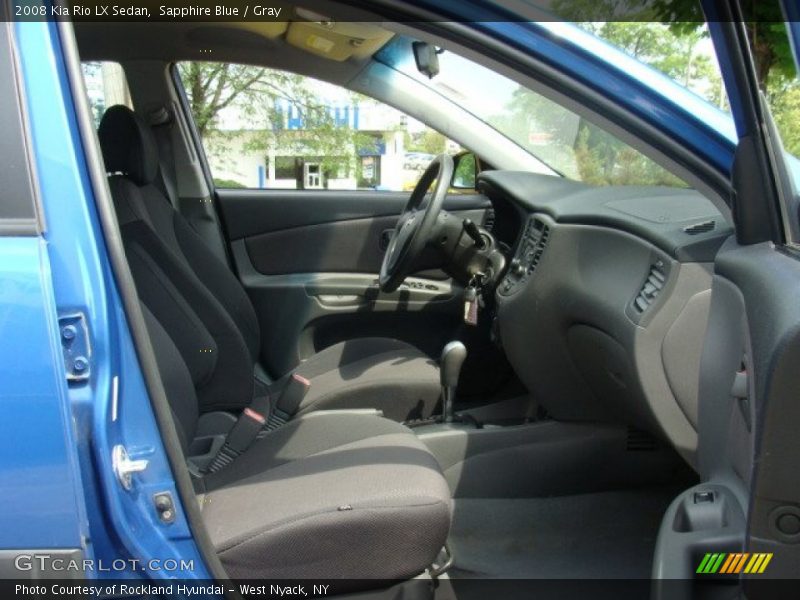 Sapphire Blue / Gray 2008 Kia Rio LX Sedan