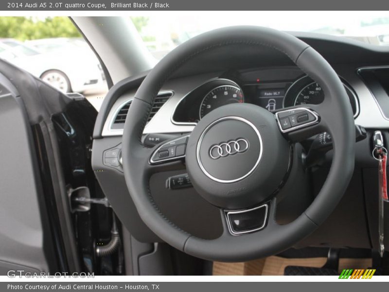 Brilliant Black / Black 2014 Audi A5 2.0T quattro Coupe