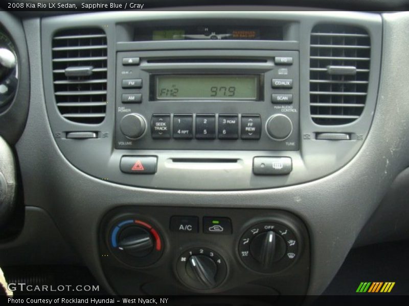 Sapphire Blue / Gray 2008 Kia Rio LX Sedan