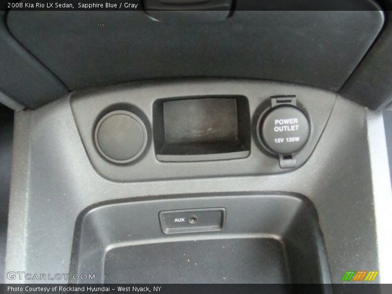 Sapphire Blue / Gray 2008 Kia Rio LX Sedan