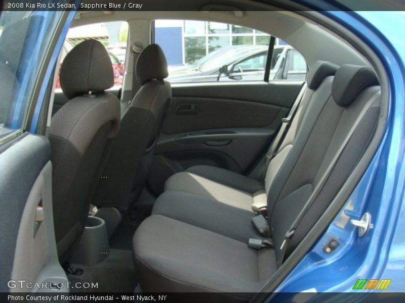 Sapphire Blue / Gray 2008 Kia Rio LX Sedan