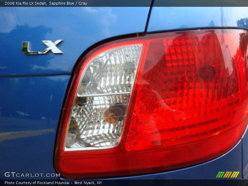 Sapphire Blue / Gray 2008 Kia Rio LX Sedan