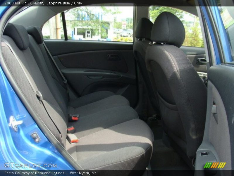 Sapphire Blue / Gray 2008 Kia Rio LX Sedan