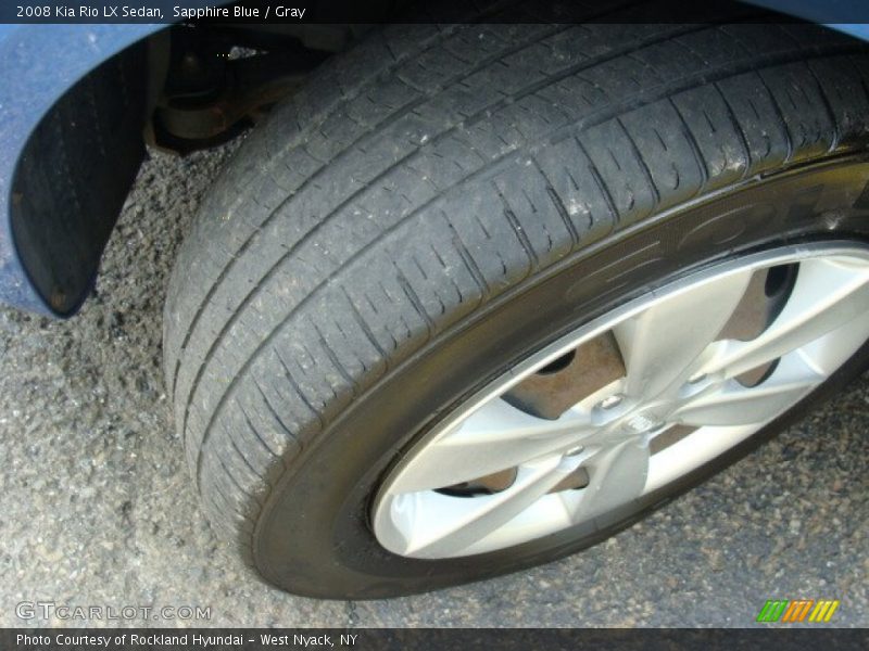 Sapphire Blue / Gray 2008 Kia Rio LX Sedan