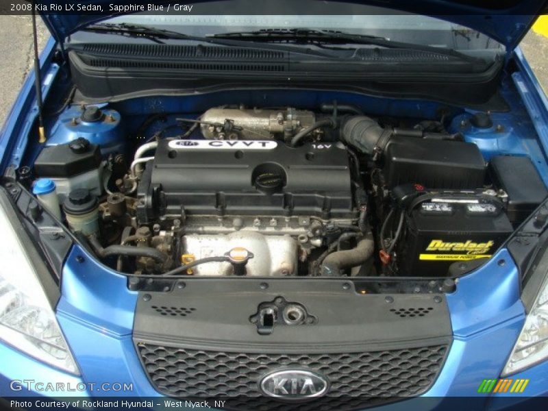 Sapphire Blue / Gray 2008 Kia Rio LX Sedan