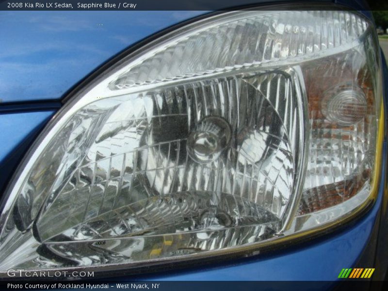 Sapphire Blue / Gray 2008 Kia Rio LX Sedan