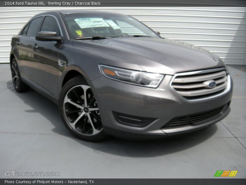 Sterling Gray / Charcoal Black 2014 Ford Taurus SEL