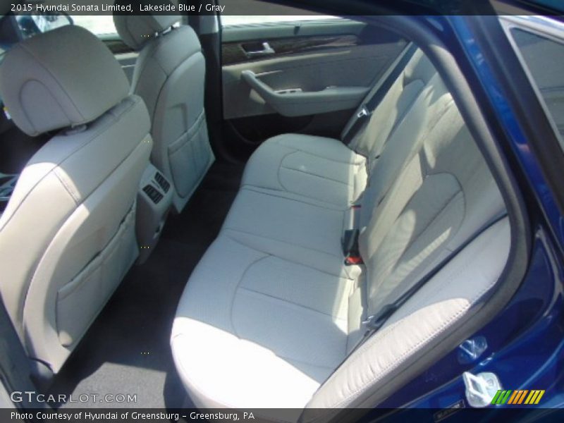 Rear Seat of 2015 Sonata Limited