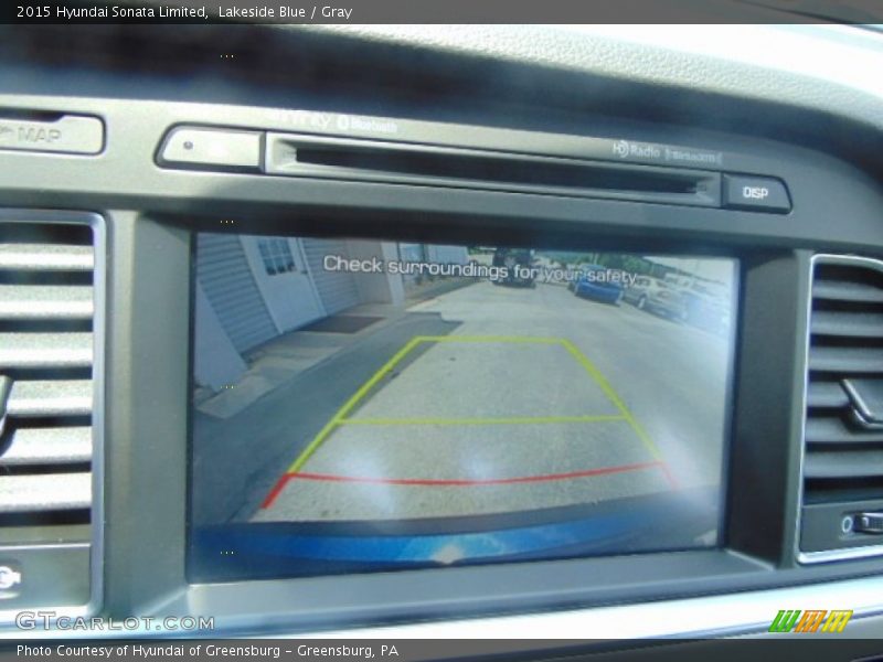Lakeside Blue / Gray 2015 Hyundai Sonata Limited