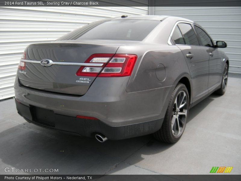 Sterling Gray / Charcoal Black 2014 Ford Taurus SEL