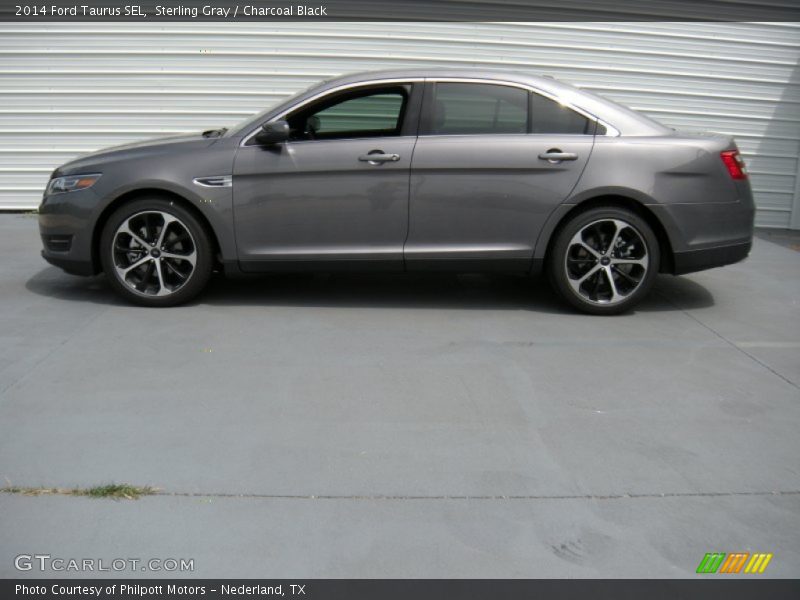 Sterling Gray / Charcoal Black 2014 Ford Taurus SEL