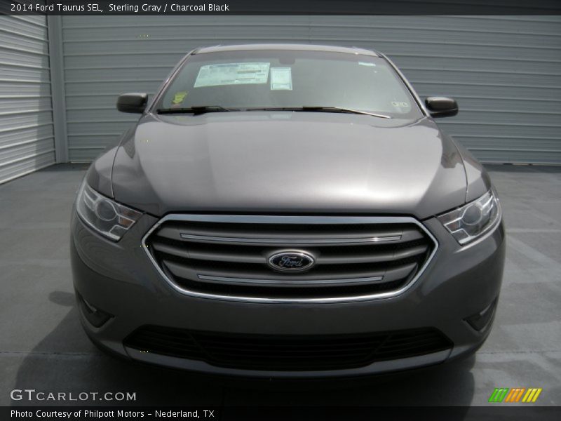 Sterling Gray / Charcoal Black 2014 Ford Taurus SEL