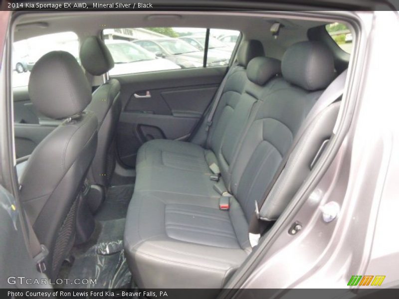 Rear Seat of 2014 Sportage EX AWD