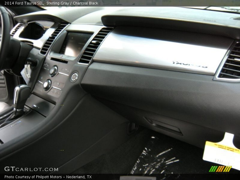 Sterling Gray / Charcoal Black 2014 Ford Taurus SEL
