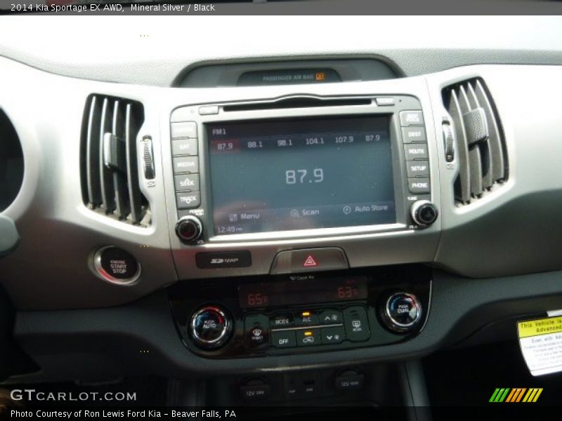 Controls of 2014 Sportage EX AWD
