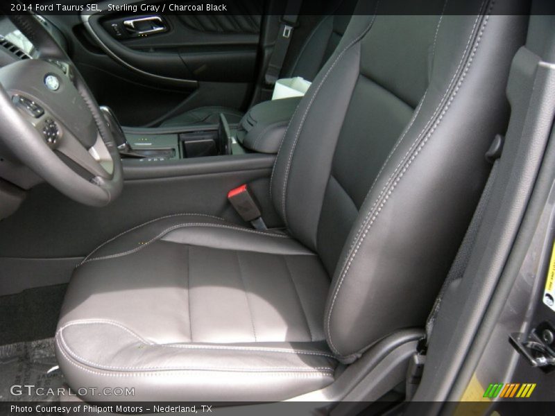 Sterling Gray / Charcoal Black 2014 Ford Taurus SEL