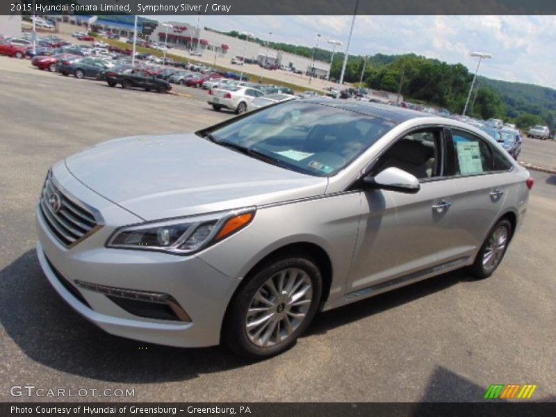 Symphony Silver / Gray 2015 Hyundai Sonata Limited