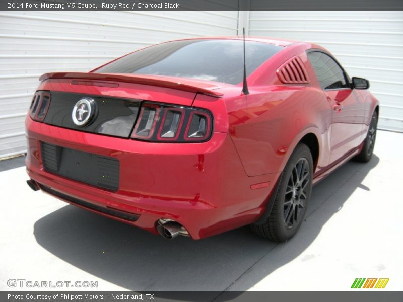 Ruby Red / Charcoal Black 2014 Ford Mustang V6 Coupe