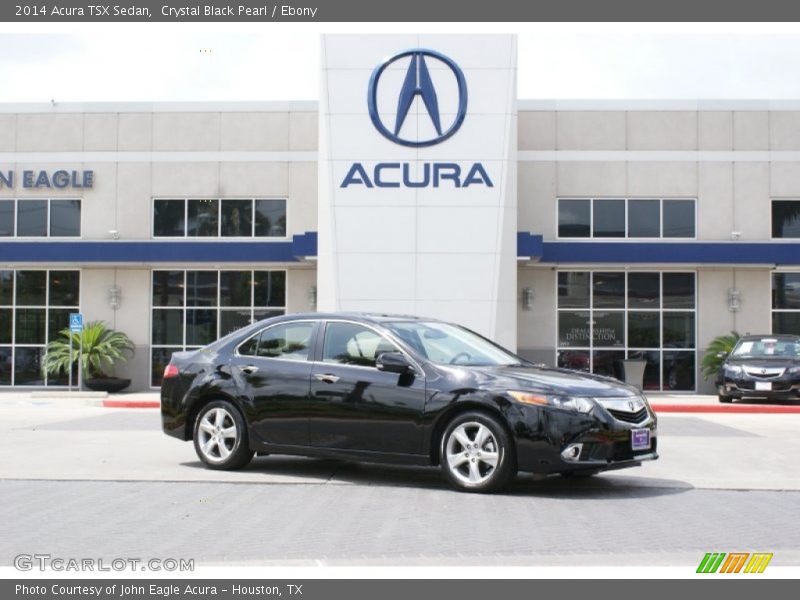 Crystal Black Pearl / Ebony 2014 Acura TSX Sedan