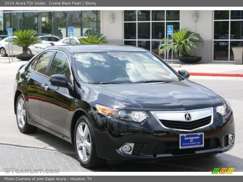 Crystal Black Pearl / Ebony 2014 Acura TSX Sedan